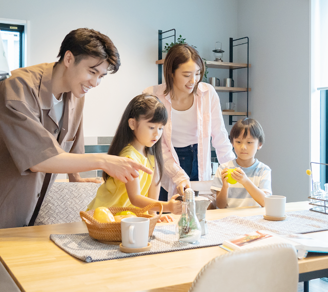 お施主様　キッチン　写真