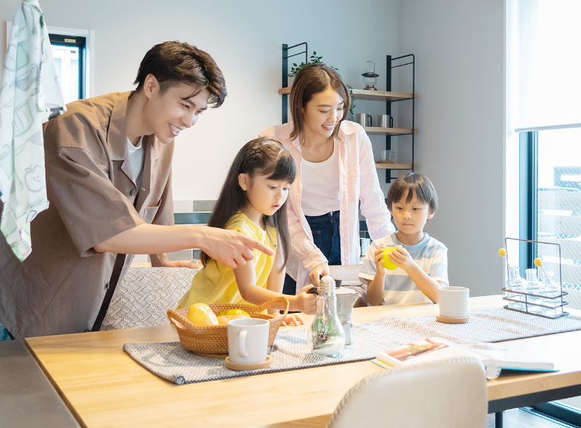 お施主様　キッチン　写真