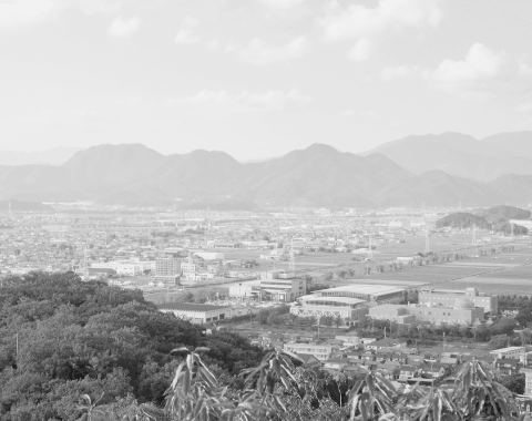 岐阜県武儀郡武芸川町　街並み　写真